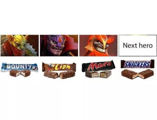 Cybercubegg's tweet photo. Or maybe Kit-Kat? 🤣 🍫 😄 

#dota2 #TI9  #valve #dotafails #esport #dota2moment #dota2memes #dota2meme #dota #prodota #dota2gamer #dota2TI #lil #theinternational #gamers #dota #mars #lion #bounty #hero https://t.co/xi9ibkCNxc