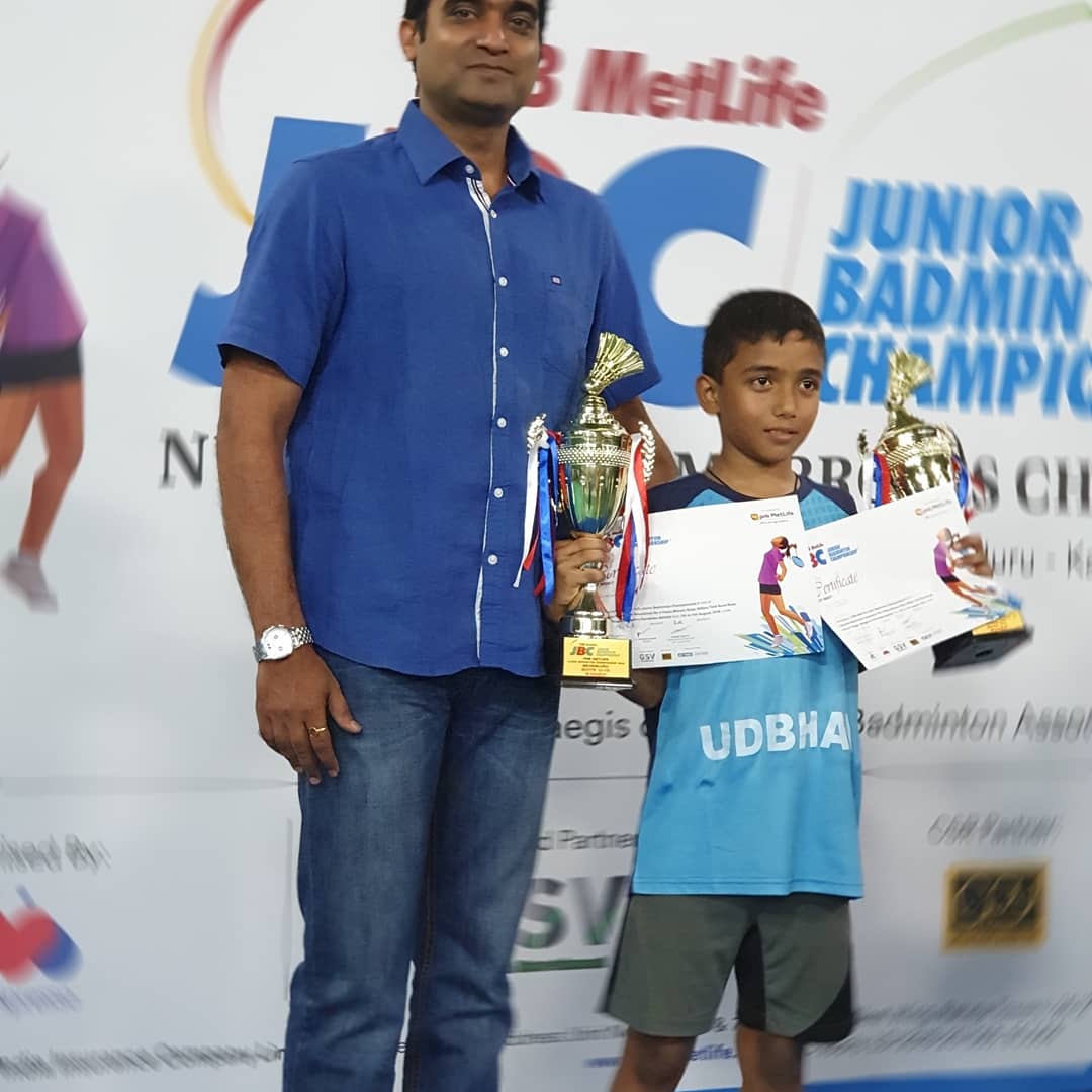 UttsavMishra's tweet photo. U water n feed them with all ur heart n passion. There it is , Beautifl flowers blossomin,This little flower of my nursery won U 11 n U 13 Boy's Singles in prestigious #PNBmetlife Junior Badminton Championship
#sportingsolutions #udbhav #coachlife
#sporthood @writetake @akananth https://t.co/cLhJR5GjEh