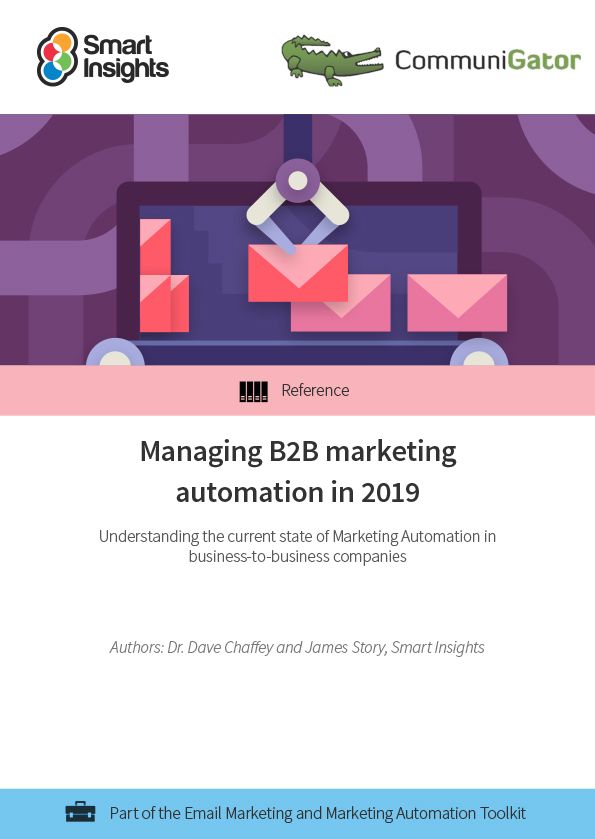 SmartInsights's tweet photo. Do you know the best ways to manage #B2BMarketingAutomation? Take a look at our Free guide to catch up on the latest research on the adoption of #MarketingAutomation within the #B2B sector -> https://t.co/sH1f9F7CJJ
#Marketing #DigitalMarketing https://t.co/WRUbZTNjtz