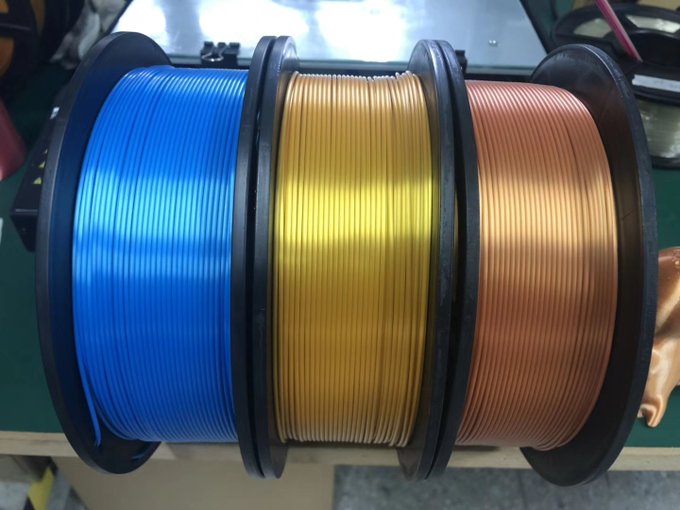 ✨SUNLU SILK FILAMENT✨
Silk will coming to market soon!!Fantastic color!!
Which one do you like?☺️

#silkfilament #plafilament #filament #3d #3dprint #3dprinting #3dprinter #3ddesign #3dmodeling
