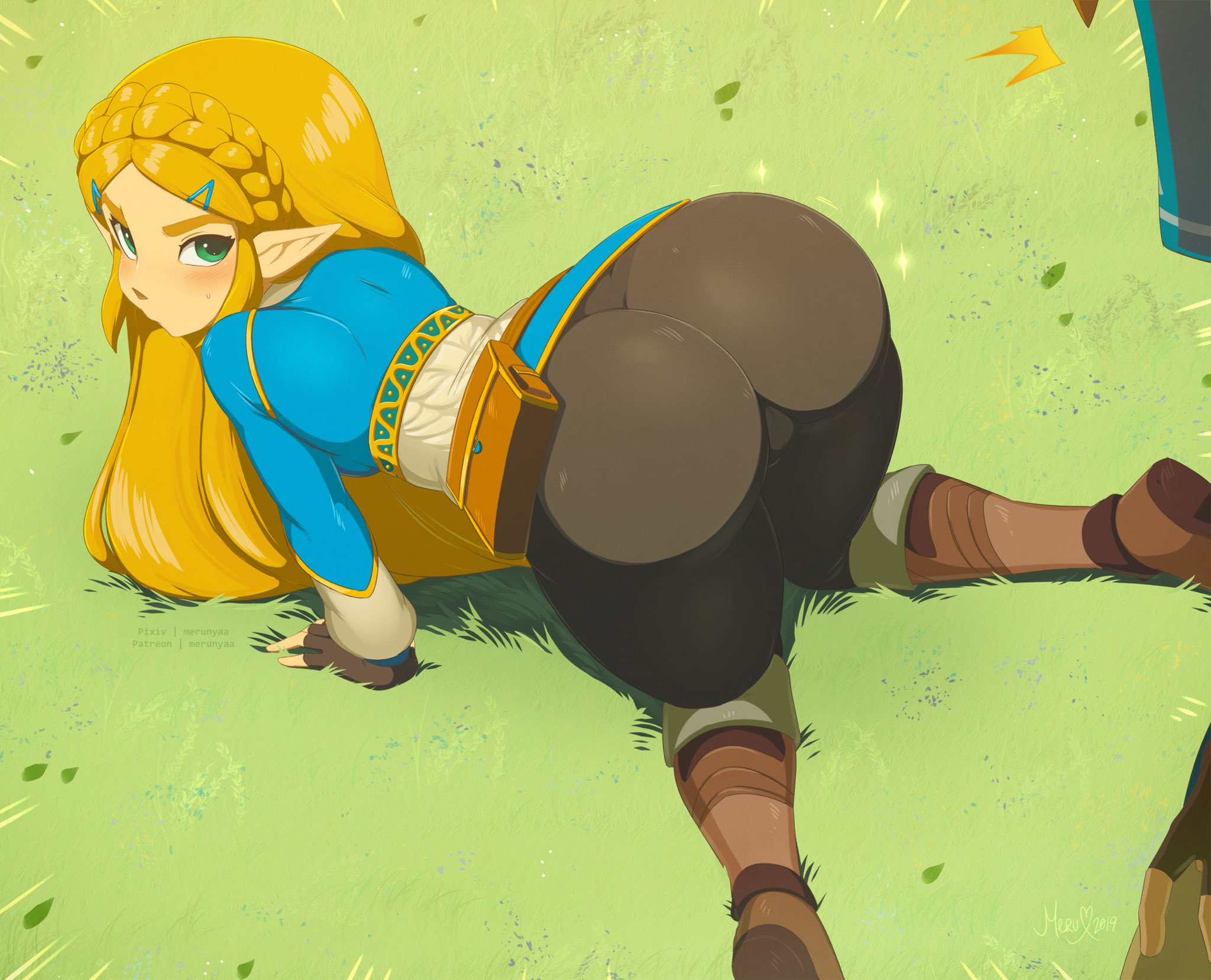 Princess Zelda Booty. #rule34. 