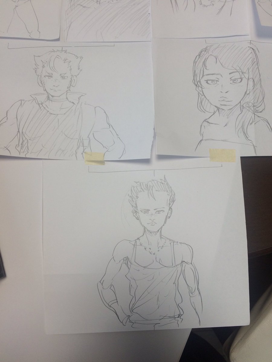 適当に描いたキャラで家系図を作っていく遊び 
