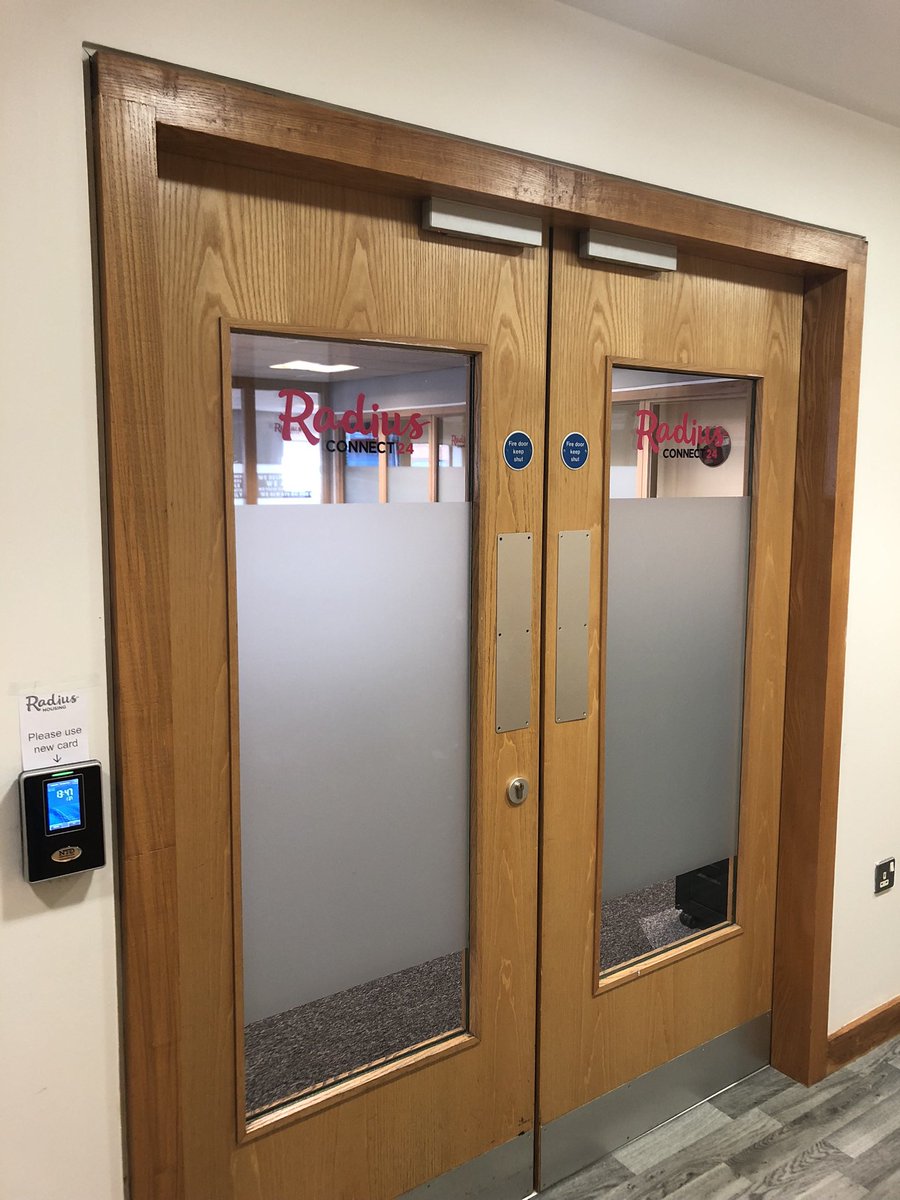 NorthTimeData's tweet photo. A few weeks ago saw the completion of one of our biggest projects to date. We installed and commissioned 21 access control doors for Radius Housing at their HQ in Belfast & Holywood. These doors now work seamlessly alongside our #NTPro software. #NTD #RadiusHousing #accesscontrol https://t.co/ARUbrfPCqU