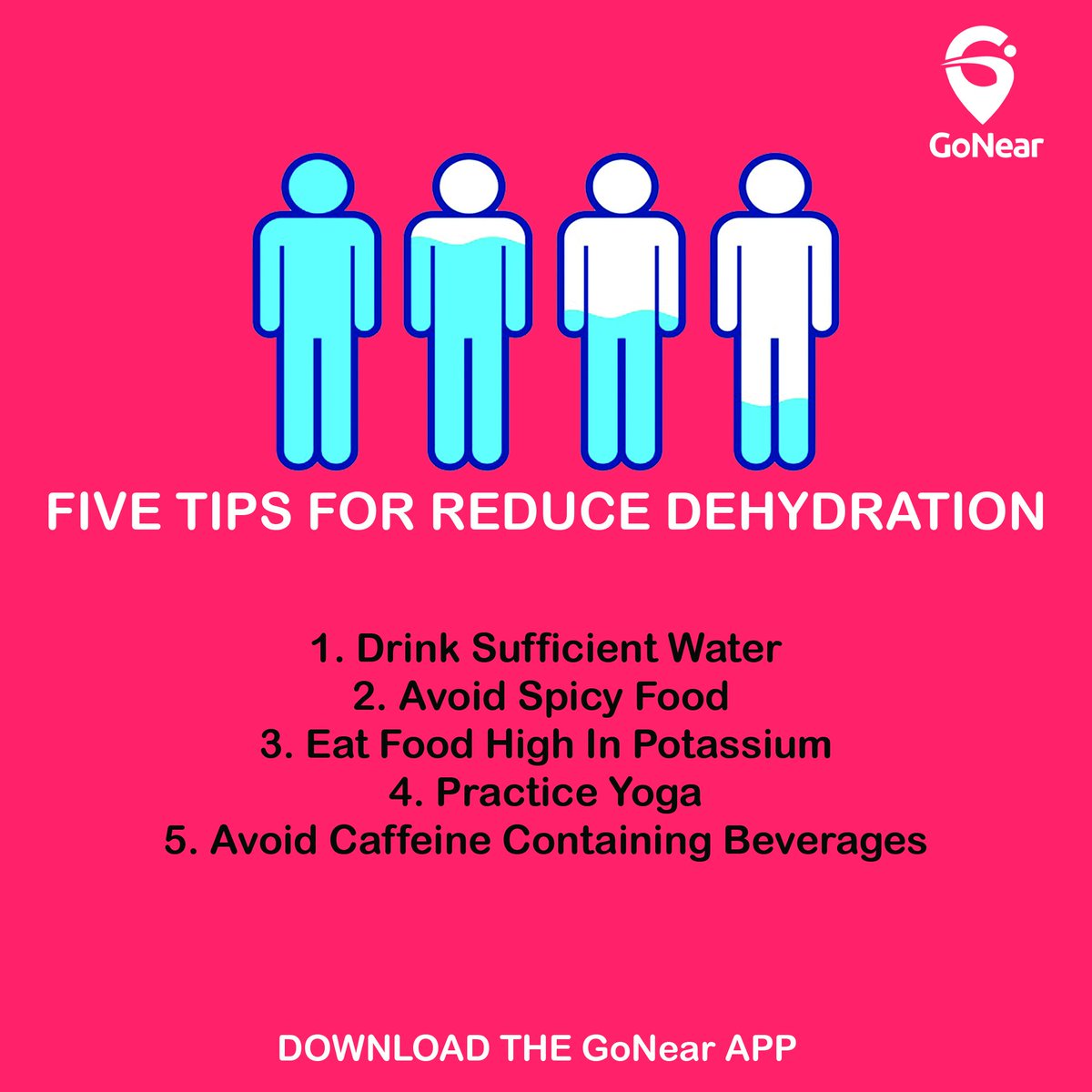 gonearapp's tweet photo. Here are some tips for reduce dehydration 💧

#gonear #gonearapp #dehydrated #dehydration #healthtips #tips #health #healthylifestyle #jaipur #appointments #doctors #patients #application #potd #tuesdaymotivation #water #TuesdayThoughts #TuesdayMorning https://t.co/M0tEI5GI7n