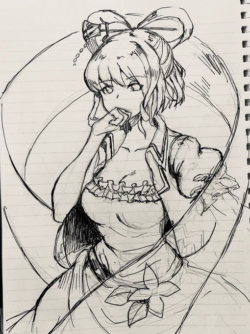 暇だから描いたにゃん 