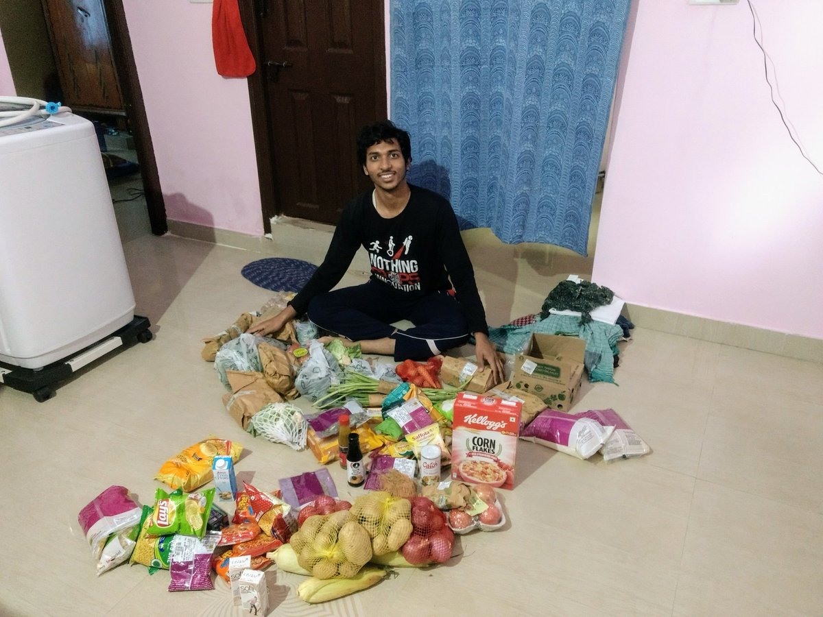 nallurimeher's tweet image. Your house after the @bigbasket_com delivery boy turns up. Amazing discounts...Wide range of products...All the fruits and vegetables are of fresh quality...Ordered products worth Rs. 2500. #BigBasket #FirstTimeUser