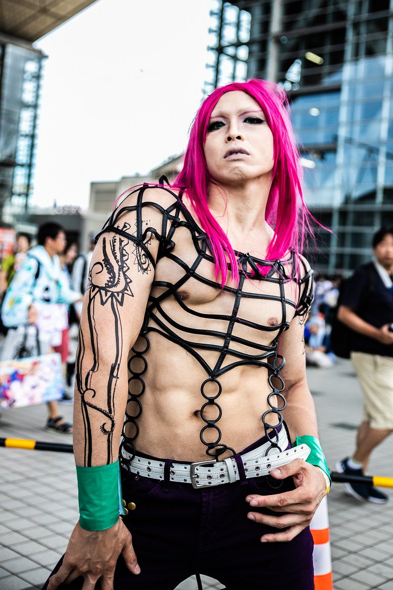 Manato Stayhome 帝王 はこのディアボロだッ 依然変わりなくッ 衣装も肉体もクオリティが高い そして魅惑的かつカッコイイ C96 C96コスプレ ジョジョの奇妙な冒険