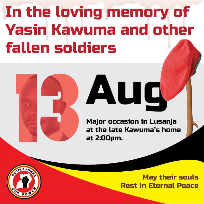 BuffaloSoldierA's tweet photo. 13 August 2019:
🙏
#RIPYasin
#Justice4Yasin 
#Arua37 https://t.co/u3fksFfC7i