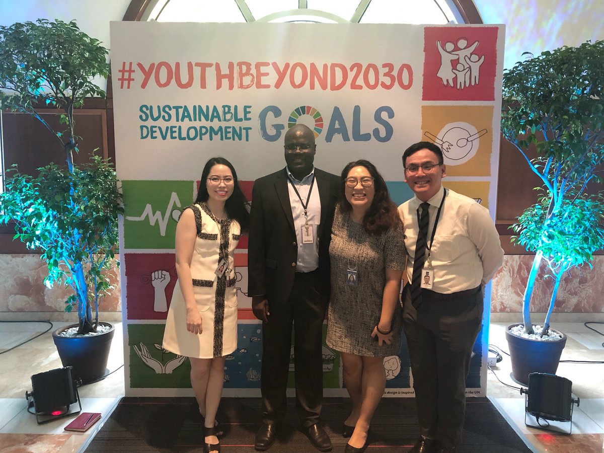 Chief of @ADBHealth Dr #PatrickOsewe and his team shared their experiences & discussed youth innovation in health projects at the @YouthForAsia forum #YouthBeyond2030