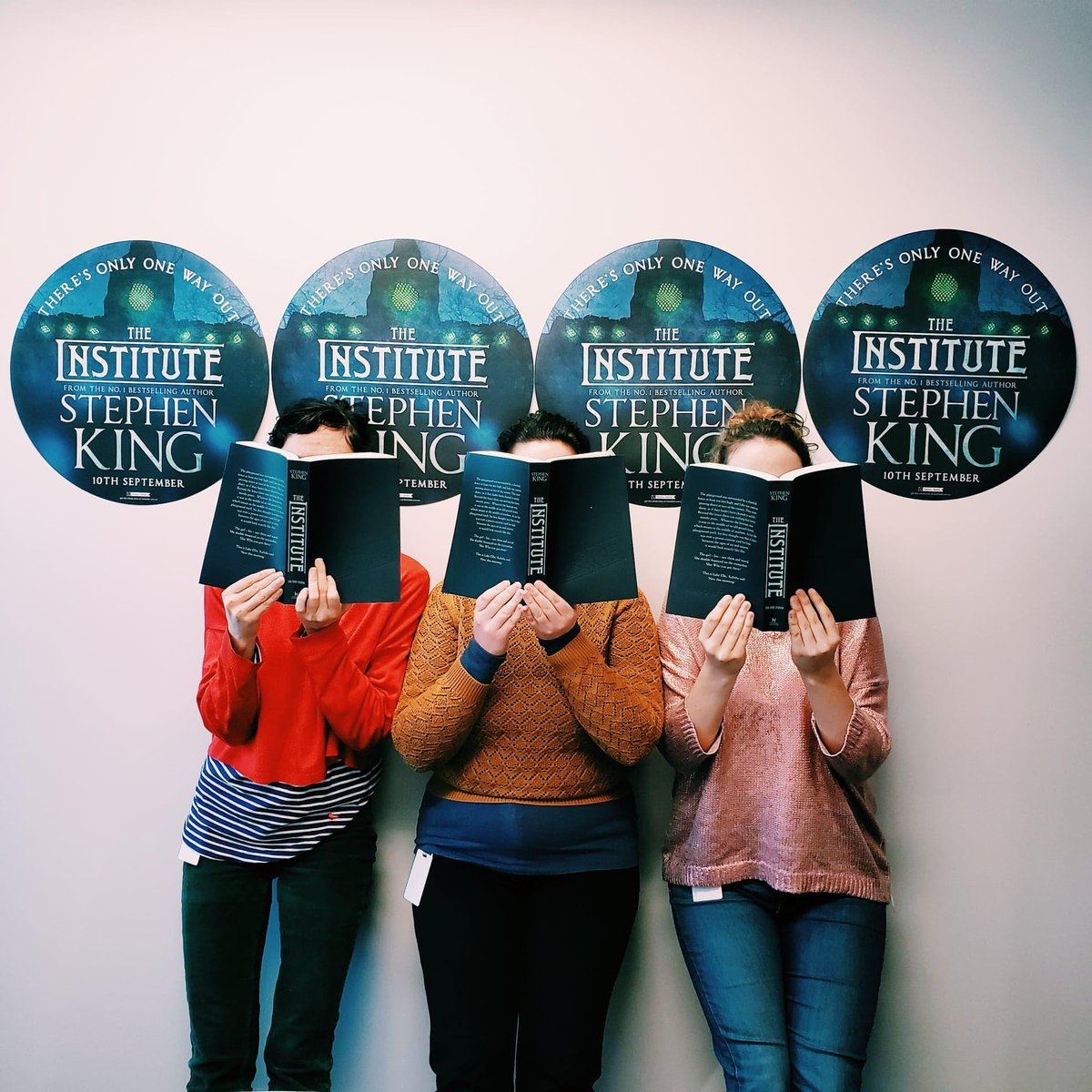 A couple of us got a super-exclusive early reading copy of #TheInstitute by <a href="/StephenKing/">Stephen King</a> in our hot little hands! All we can say is so far, so excellent! RT if you're counting down to 10 September!