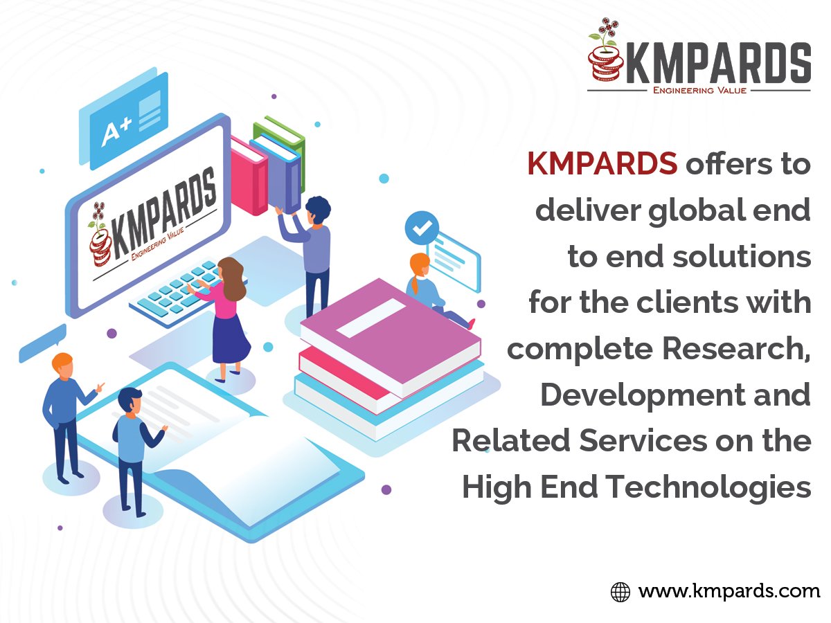 kmpards's tweet image. Kmpards​ offers to deliver global end solutions for the clients with complete Research, Development and Related Services on the High End Technologies 

Visit: kmpards.com

Download: play.google.com/store/apps/det…

To Subscribe our channel: youtube.com/channel/UCuuEZ…