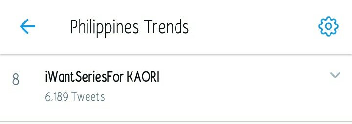 sundaekao's tweet photo. Huwag hayaan mawala sa trendlist fam. Hanggang gabi na ito please, kahit ngayon lng. Ty

iWantSeriesFor KAORI
@kaori_oinuma https://t.co/O5E9wmI06R