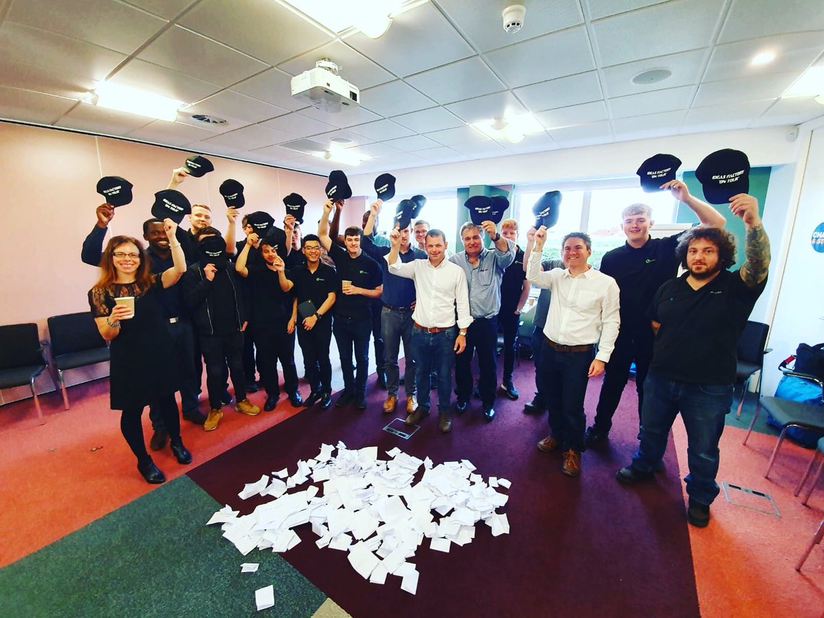 Tribosonics's tweet photo. Ideas Factory on tour - the whole business congregated en masse at the creative meeting spaces of @Cooper_Parry to #brainstorm using TRIZ methodologies. A fantastic & energetic morning! 🙌👏
#TRIZ (Russian method for systematic #innovation) #RandomPairing #ProblemSolvers https://t.co/wbHEyRx0h3