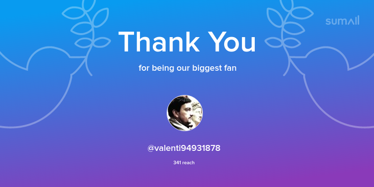 Our biggest fans this week: valenti94931878. Thank you! via sumall.com/thankyou?utm_s…