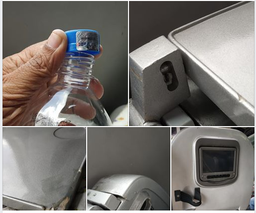 mslko's tweet photo. Anubhuti Class Shatabdi #IRCTCservice @RailwaySeva
-Loosely sealed Water Bottles
-Table adjusted by tissue paper
-Chipped table fixed with quick-fix adhesives
-Non-Reclining seats
-No video on screens
-Sloppy Bottle holders
-And 3 times the normal CC fair
Only grace, punctuality https://t.co/FhV1J1BksC