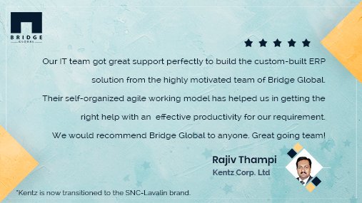 Happy clients, happy us. Read more happy #clientstories here! bit.ly/2TvA9Bl

#clienttestimonials #clientcases #happyclients #agilesoftwaredevelopment #distributedagileteam #BridgeGlobal