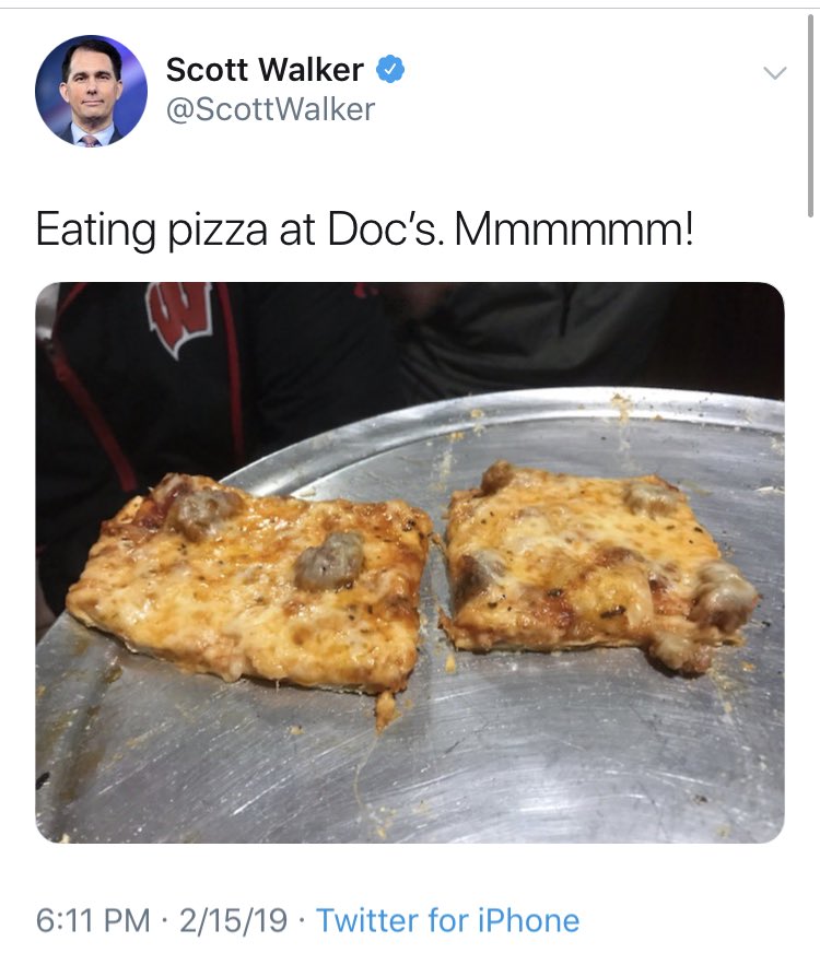 Kind of obsessed with Scott Walker’s gross food pics