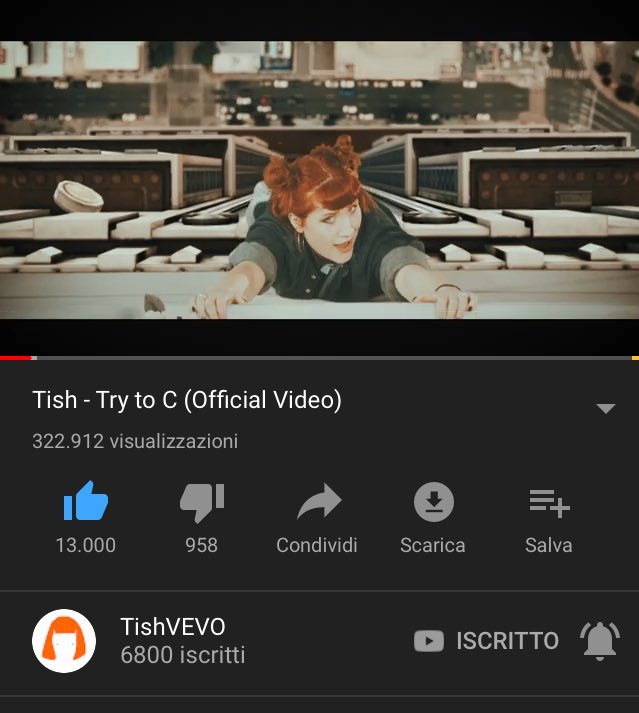 silanyavuz2's tweet photo. Saliamo !??!!!!!! #tish #trytocmusicvideo  #foryou  
Listen to : https://t.co/7EAGX45i3m. Forzaaaaaaaa facciamoci sentireeeee come la prima volta che l’abbiamo visualizzato! Per lei sempre ! #amici18 https://t.co/lwUiUdzUmt