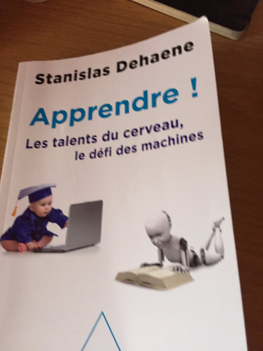 alexis_petit's tweet image. Lecture de l’été: Stanislas Dehaene nous explique les mécanismes de l’apprentissage des réseaux de neurones biologiques ou artificiels. #IntelligenceArtificielle #réseauxdeneurones #raisonnement #cerveau #neurosciences #algorithmes #optimisation