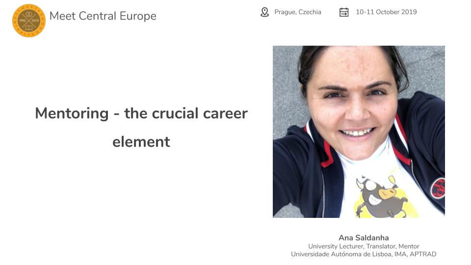 meet_CE's tweet photo. Ana Saldanha’s presentation at #MCE19 is about #mentoring that is a crucial tool to help future #translator professionals. After finishing their studies, translation students usually feel lost and do not know where to go. (...) https://t.co/HpWsyOfdGv