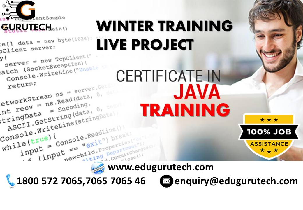 gurutechnoida's tweet photo. java Full Complete Course Trending In Gurutech.

For More Information 
enquiry@edugurutech.com
Contact Number 1800 572 7065 / 7065706546

#JAVATraining #AdvanceJavaTraining #CoreJavaTraining #Ignou #BCA #MCA #practicalclass #Free_Class
#noida_sector_2 https://t.co/uS0DqZ39XU