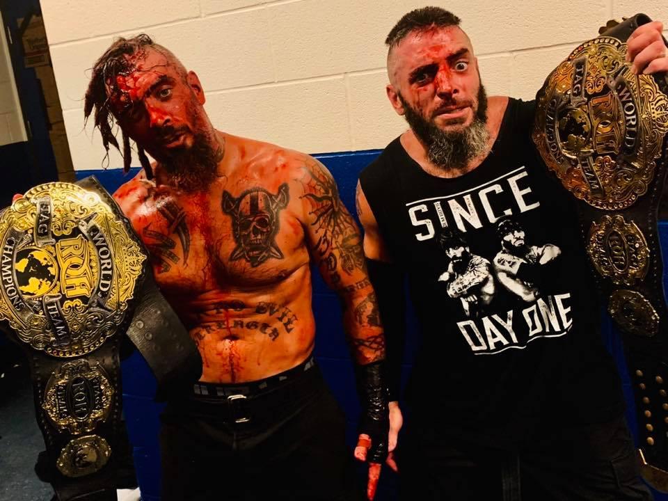 ManUpAlex's tweet photo. Entre tanto wrestling espero que no haya pasado desapercibido el tremendo #LadderWar que protagonizaron The Briscoes y GOD en #SummerSupercard, pura violencia.
#DemBoys #SinceDayOne https://t.co/QEK2nCwSmK