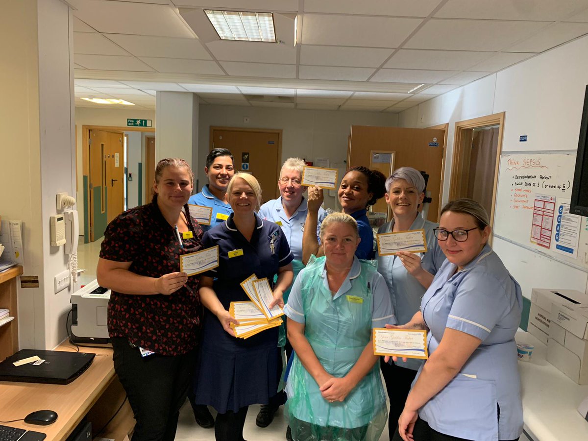 1Walsall's tweet photo. Feeling happy recieving our golden tickets from director of nursing karen dunderdale #yay#wehavethegoldenticket# https://t.co/7JI4qJ1w4W