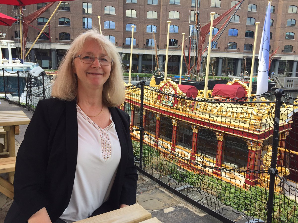 Lunch outside work in St Katherine’s Docks next to Gloriana