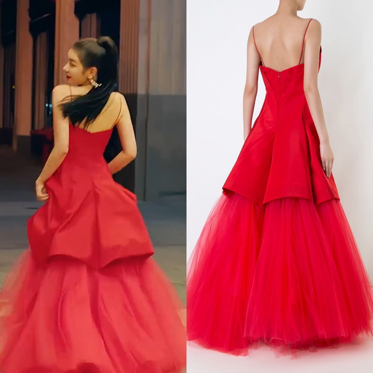 zac posen flared dress