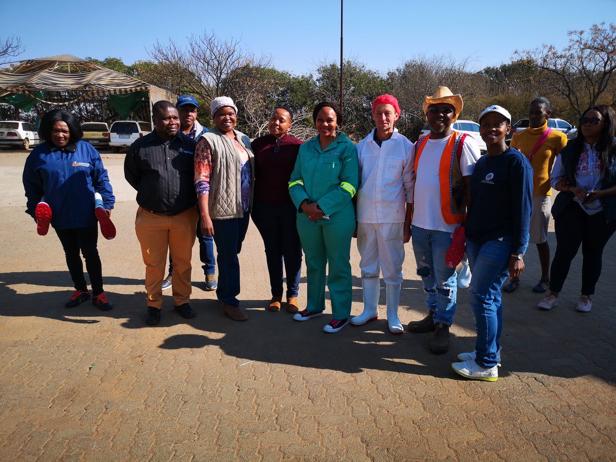 OfficialGDARD's tweet photo. Today HOD of @OfficialGDARD, @GaselamaG will be conducting a abbatoir piggery tour at Dreamland piggery abattoir in Sedibeng and also engage female farmers in a  dialogue at Ms Pinkie Habedis farm. #GDARDatWork #WomensMonth2019
#GrowingGautengTogether
#Thread https://t.co/UyP5fWX93K