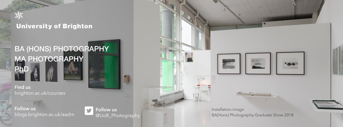 We still have some places on the BA(Hons) Photography degree for 2019! Why not study Photography @ Brighton?! brighton.ac.uk/courses/study/… <a href="/UoB_Photography/">Photography at Brighton</a> #Clearing #Clearing2019 #alevelresultsday2019 #Alevels #alevelresultsday #alevelresults2019 @MediaAtBrighton <a href="/uniofbrighton/">University of Brighton</a>