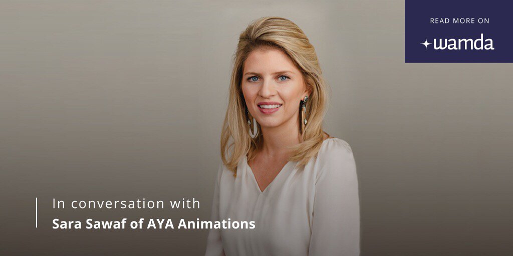 WamdaME's tweet photo. ‘’When it came to building this team, I learned not to feel limited by my geography, community or those around me.’’ Sara Sawaf of @AYAAnimations, in conversation with Wamda. https://t.co/VZHrpaopCF #featuredfounder https://t.co/NMKH5tuG3W
