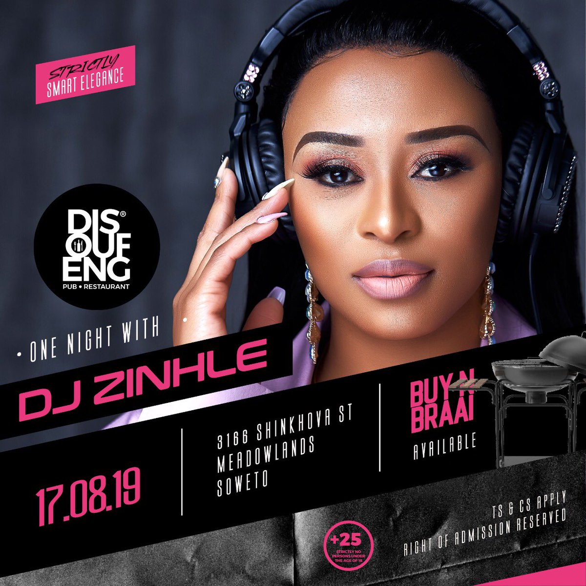 DISOUFENG_PUB's tweet photo. Thursday: #GoodMusicThursdays

Friday: #NotoriousFridays with Friends of #OrderMaestro

Saturday: #OneNightWithDJZinhle

#summerkeyarona
#retlabonakopele https://t.co/Ns472BNMAb