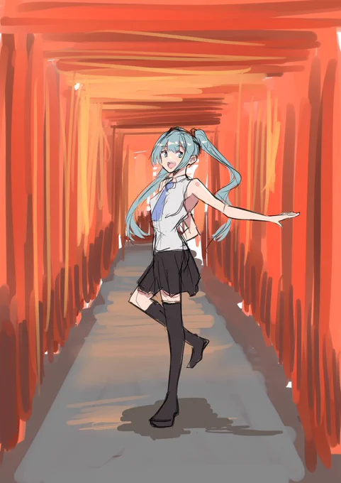 わたくしもイラコン参加したいから描こ 
