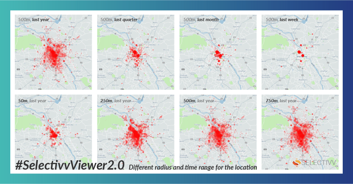 selectivv's tweet image. #SelectivvViewer2.0 on #Catchment: choosing the radius depends on few factors like building density, proximity to road infrastructure, general location and purposes. More info in @selectivv article &amp;gt;&amp;gt; bit.ly/2YYZ0Pd