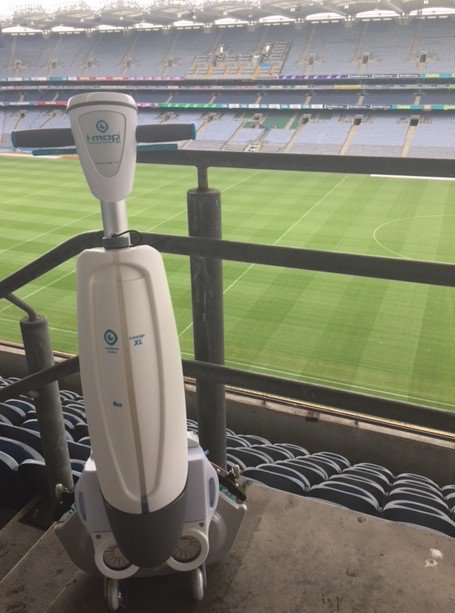 ClenliDirect's tweet photo. The i-Mop XL and XXL have landed at the home of Ireland's largest sporting and cultural organisation, Croke Park. 
The i-Mop auto scrubber is proven to dramatically improve cleaning and maintenance operations while saving time and money. 
Available at Clenli Direct. #cleaning https://t.co/VXqEhITBNJ
