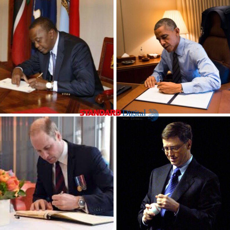 StandardKenya's tweet photo. Today is  #InternationalLefthandersDay 

Did you know president, Uhuru Kenyatta and Obama are left handed. So is Prince William, Bill Gates and Oprah. 
Tag a leftie https://t.co/5ebPENjb09