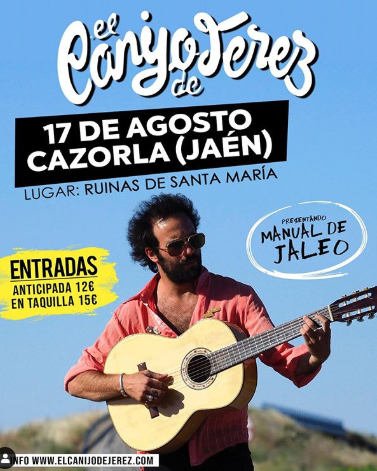 QuebrantaPNCazo's tweet photo. #Cazorlaflamenca nos trae este sábado #ManualdeJaleo de @ElCanijodeJerez. A las 22h en las Ruinas de Santa María de #Cazorla. https://t.co/usodyI5JnS @dipujaen @aytocazorla @guiaflama #flamenco #arte https://t.co/vCs0YZ2Pfh