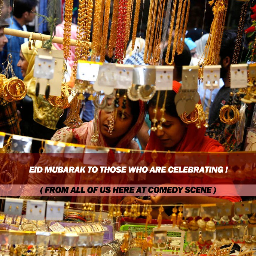 ComedySceneKhi's tweet photo. [[ EID MUBARAK!! ]]
We wish you all, who are celebrating, a very happy Eid. May you experience the joys of the company of good friends and loved ones. 

- We hope you enjoy your holidays, take deep breaths and take things one step at a time. ❤️
~ Team Comedy Scene.
[ 📷: EPA ] https://t.co/bTdpAxt0DC