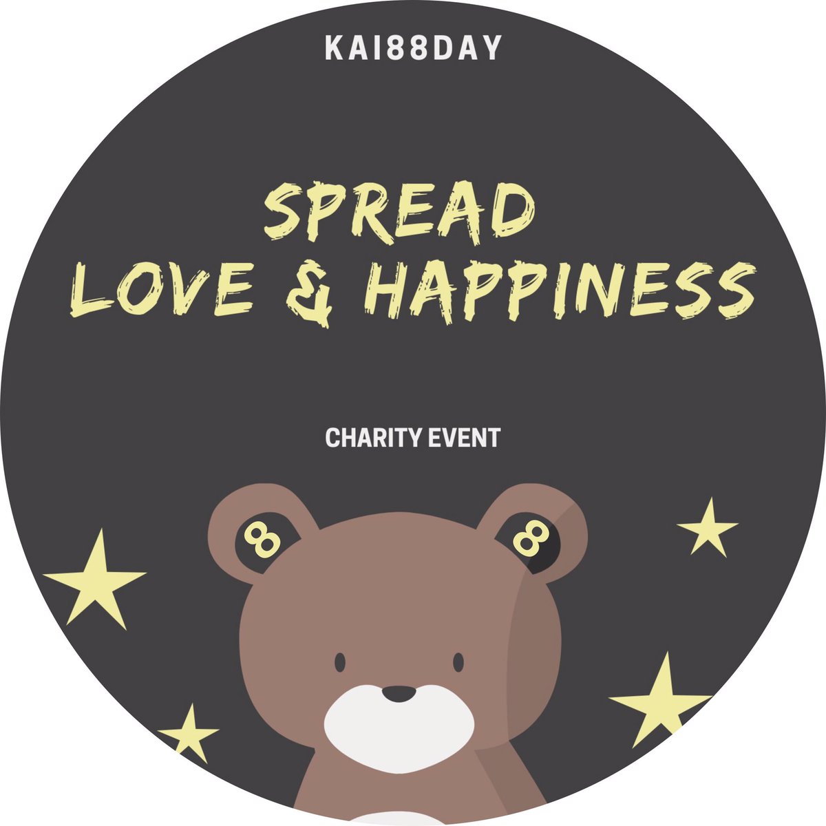 BearJonginnie_'s tweet photo. "Spread Love & Happiness" ๐
#88DAY_KAI Charity Event UPDATE
FULL REPORT & LUCKY DONATORS
#Kai88DayCharityEvent https://t.co/HSGY0wDqe6