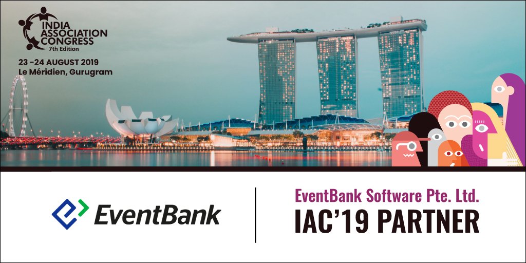 IAC4U's tweet photo. India Association Congress 2019 is privileged to introduce EventBank a leading association software company, as its esteemed exhibiting partner.
Register - https://t.co/000KtSnPqJ
#IAC2019 #Association #Assnchat #EventBank #Exhibition #Software https://t.co/EZoBRB9SmL