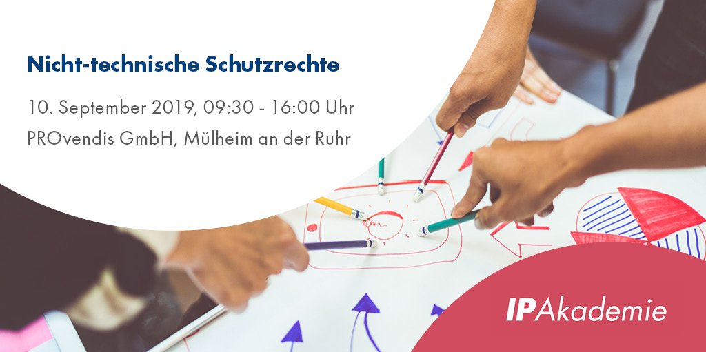 TAllianzeV's tweet image. Im #Technologietransfer sind auch #Urheberrecht #Designrecht &amp;amp; #Markenrecht relevant! #Seminar "Nicht-technische Schutzrechte" am 10.09.2019 in #Mülheim vermittelt Grundlagen.
Info &amp;amp; Anmeldung:
bit.ly/2Kvq9oU
#TAWeiterbildung @PROvendis #TransferAllianz