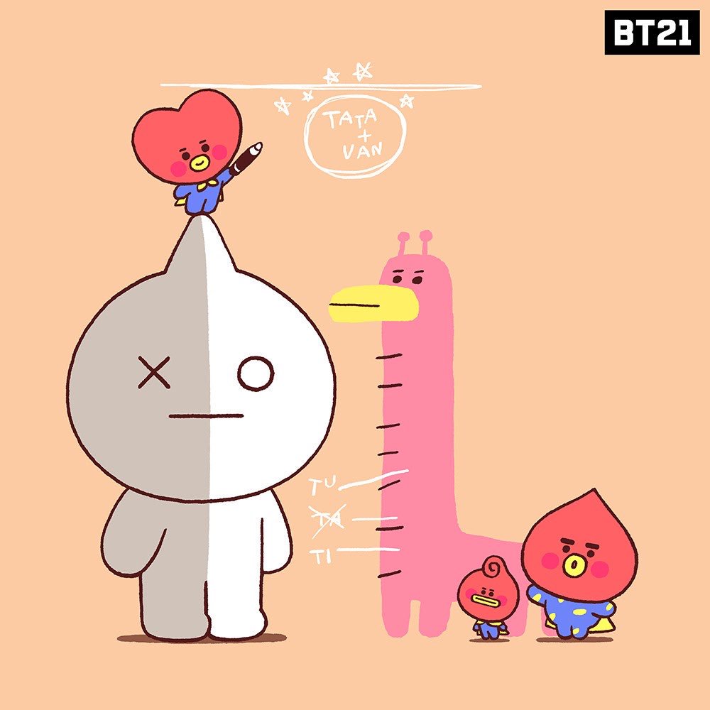 BTS_FRENCH_UNIT's tweet photo. @BT21_ <TWITTER> - 130819 - BT21

Plus grand que l’Everest🏔,
L'amitié éternelle✨

#PlusGrand #Everest #Éternelle #BFF #VAN #TATA #ButDAmitié #TITI #TUTU #SouvenirsDEnfance #BT21 

[Note : "Everlast" est un jeu de mot entre "Everest" et "Everlasting", signifiant éternel.] https://t.co/6CDYG68BBt