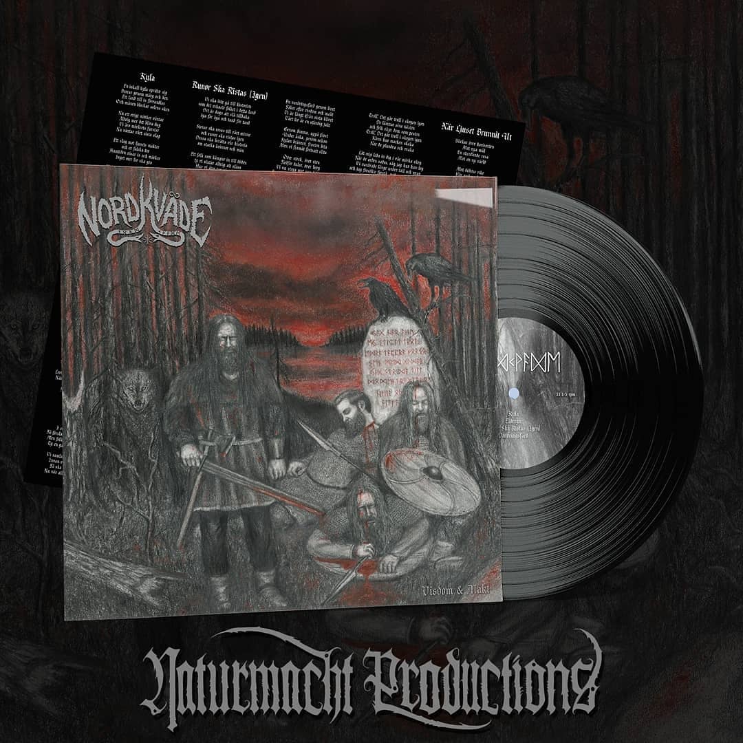 Nordkväde - Visdom &amp; Makt will be released 28/9 by Naturmacht Productions on vinyl, cassette, A5 digipak CD and Jewelcase CD.

#nordkväde #blackmetal #metal #naturmachtproductions