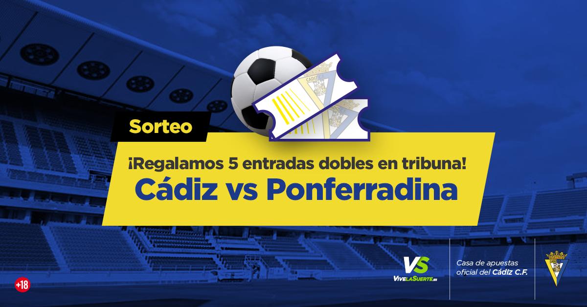 VERSUSapuestas's tweet image. 🏟 ¿Quieres ver el estreno del @Cadiz_CF en #LaLigaSmartBank contra la @SDP_1922?

🎫 ¡Regalamos 5️⃣ entradas dobles en tribuna alta!

👇 ¡Participa!

🔁 RT
✅ Síguenos
🤝 Menciona al amigo/a que invitarías al Carranza

📅 Plazo hasta mañana a las 13:00 horas