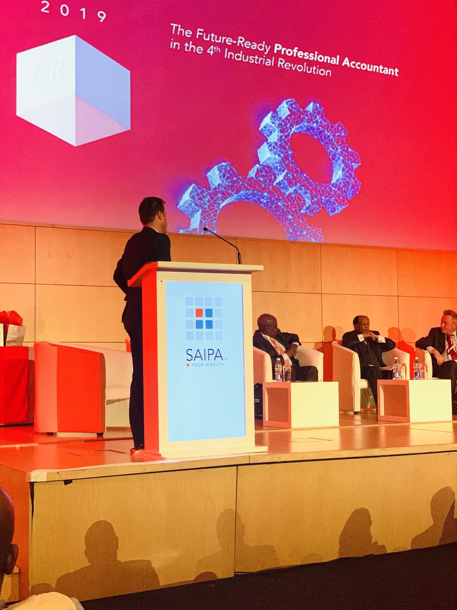 SAIPAcomms's tweet photo. The secret of SA’s business future : Technology is your ally not enemy #SAIPAIndaba #AccountingIndaba #4iR #SAIPAproud https://t.co/sNtzlTswAm