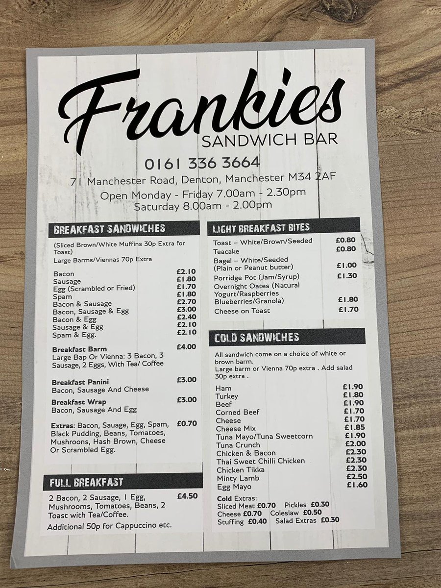 DentonFrankies's tweet photo. We have a updated menu https://t.co/8I6JcW45tW