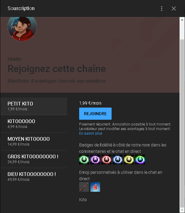 Hakito7's tweet photo. Yo ! , Le sponso à 2 euros et enfin disponible sur la chaîne ! :) https://t.co/yrq1I5q1Os