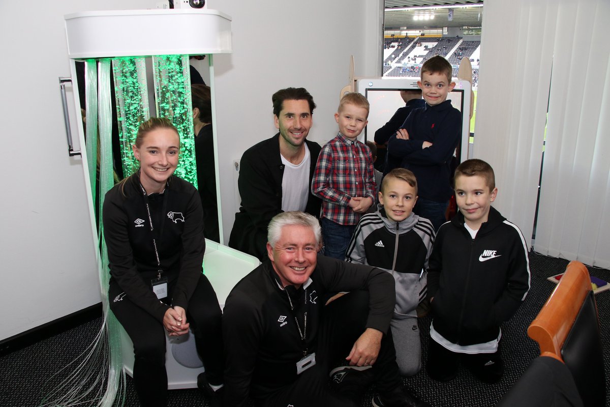 DCCTOfficial's tweet photo. Weβre very pleased to announce that the Sensory Room will be available for every @dcfcofficial home 2019/20 fixture!
Enjoy a relaxing football experience at Pride Park Stadium with sensory equipment funded by the @s_bfoundation β½οΈβ¨
Register here π https://t.co/A27MDkn4Ci https://t.co/nbGxcj5nlz