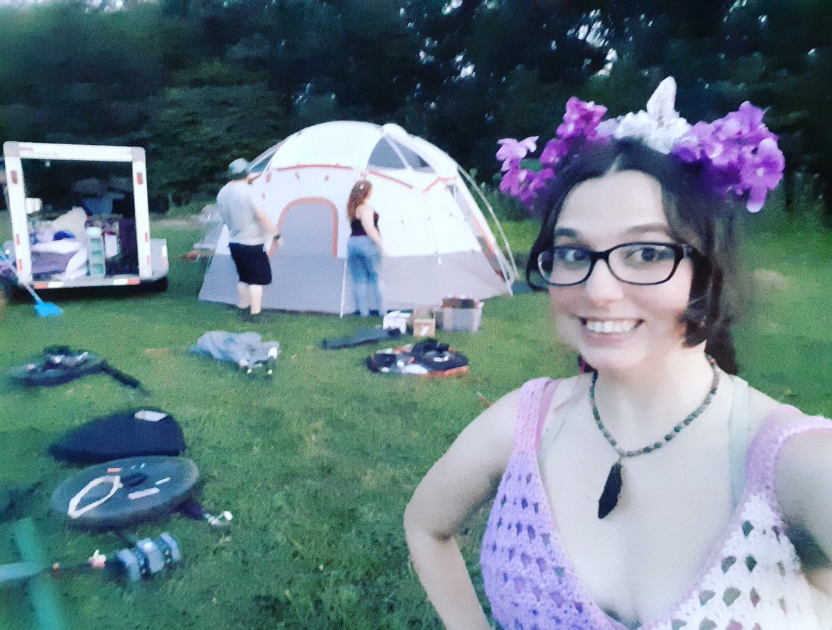 crochet_fairy's tweet photo. Welcome to larp. We camp a lot.
โบ๐งโโ๏ธโบ๐งโโ๏ธโบ๐งโโ๏ธโบ
#thelarpfaeries #amtgard #larpfact #bofferlarp #setupcamp https://t.co/1ZMqhWOkSq
